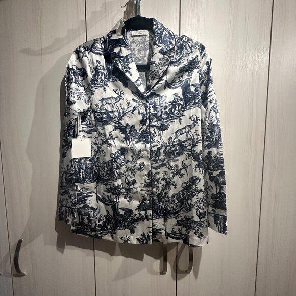 BNWT Aritzia The Group 100% Silk Pajamas XS/S Nightside - Picture 10 of 14